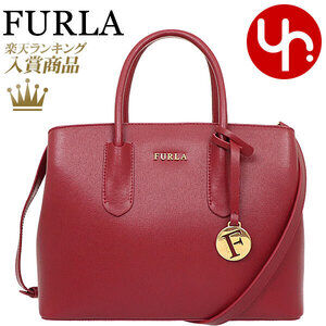 FURLA Tessa Leather Tote Bag Cabernet Crossbody